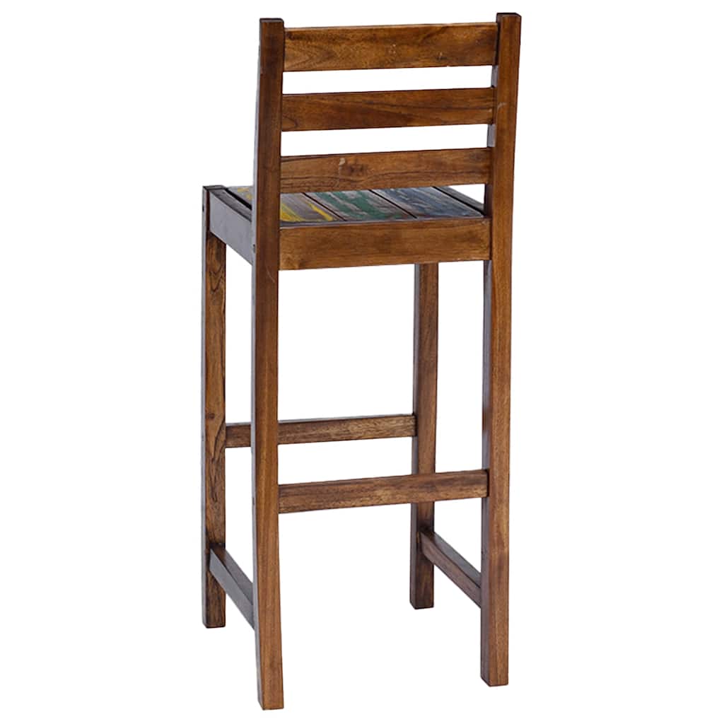 vidaXL Barhocker 2 Stk. Altholz