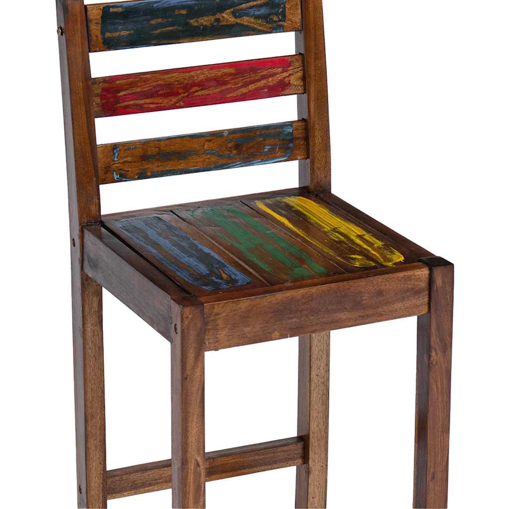 vidaXL Barhocker 2 Stk. Altholz