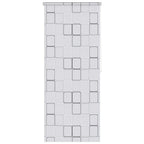 vidaXL Duschrollo 80x240 cm Quadratmuster