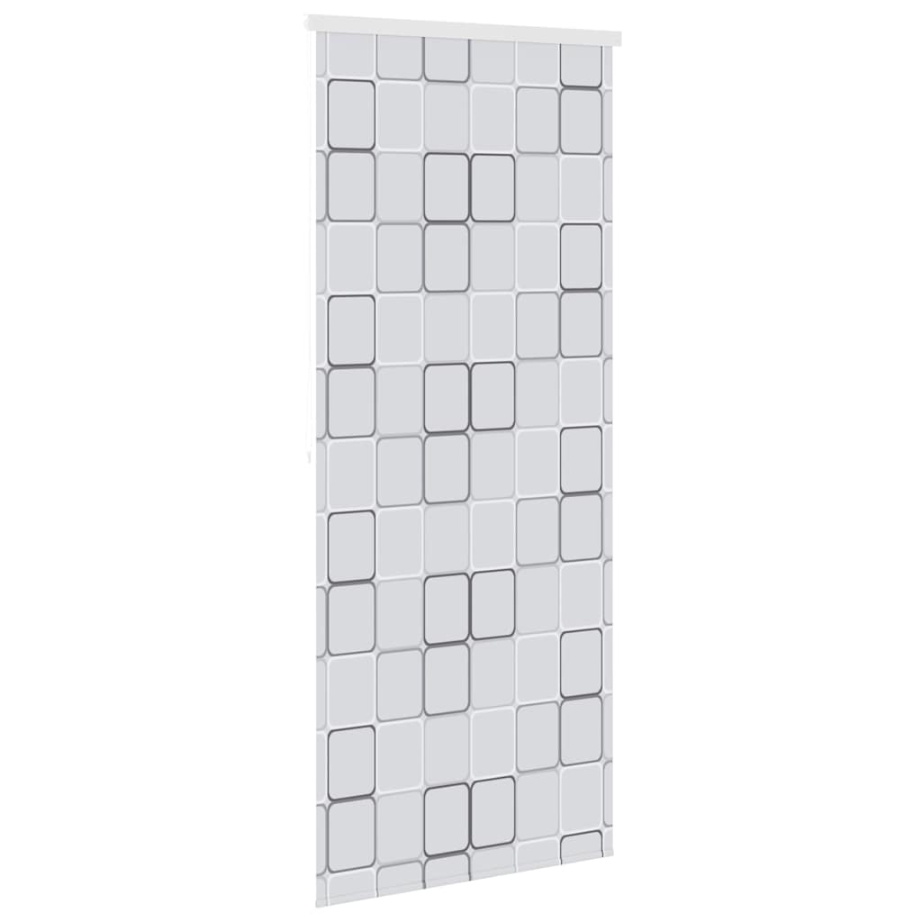 vidaXL Duschrollo 80x240 cm Quadratmuster