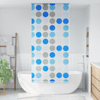 vidaXL Duschrollo 80x240 cm Kreismuster