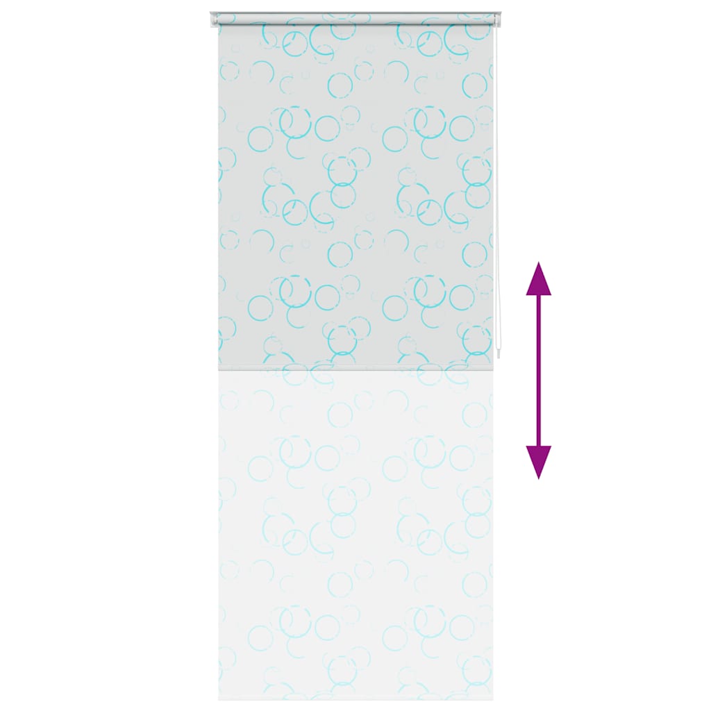 vidaXL Duschrollo 80x240 cm Blasenmuster