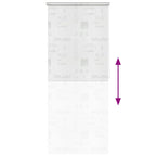 vidaXL Duschrollo 80x240 cm Splash-Design