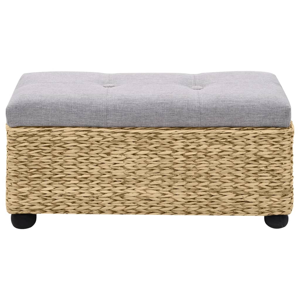 vidaXL Sitzbank-Set 2-tlg. Seegras Grau
