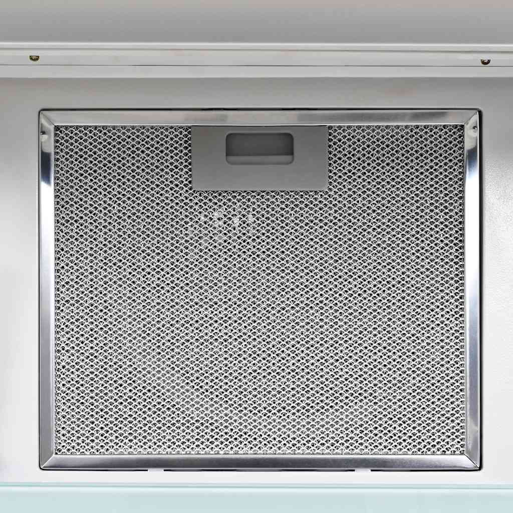 vidaXL Wandhaube Edelstahl 756 m³/h 60 cm Weiß