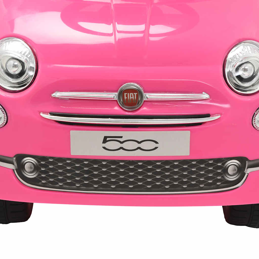 vidaXL Kinder-Aufsitzauto Fiat 500 Rosa
