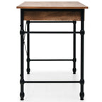 vidaXL Schreibtisch mit Schublade 110 x 55 x 75 cm Eichenfarbe