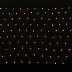 vidaXL Led-Net Dunkelgrün