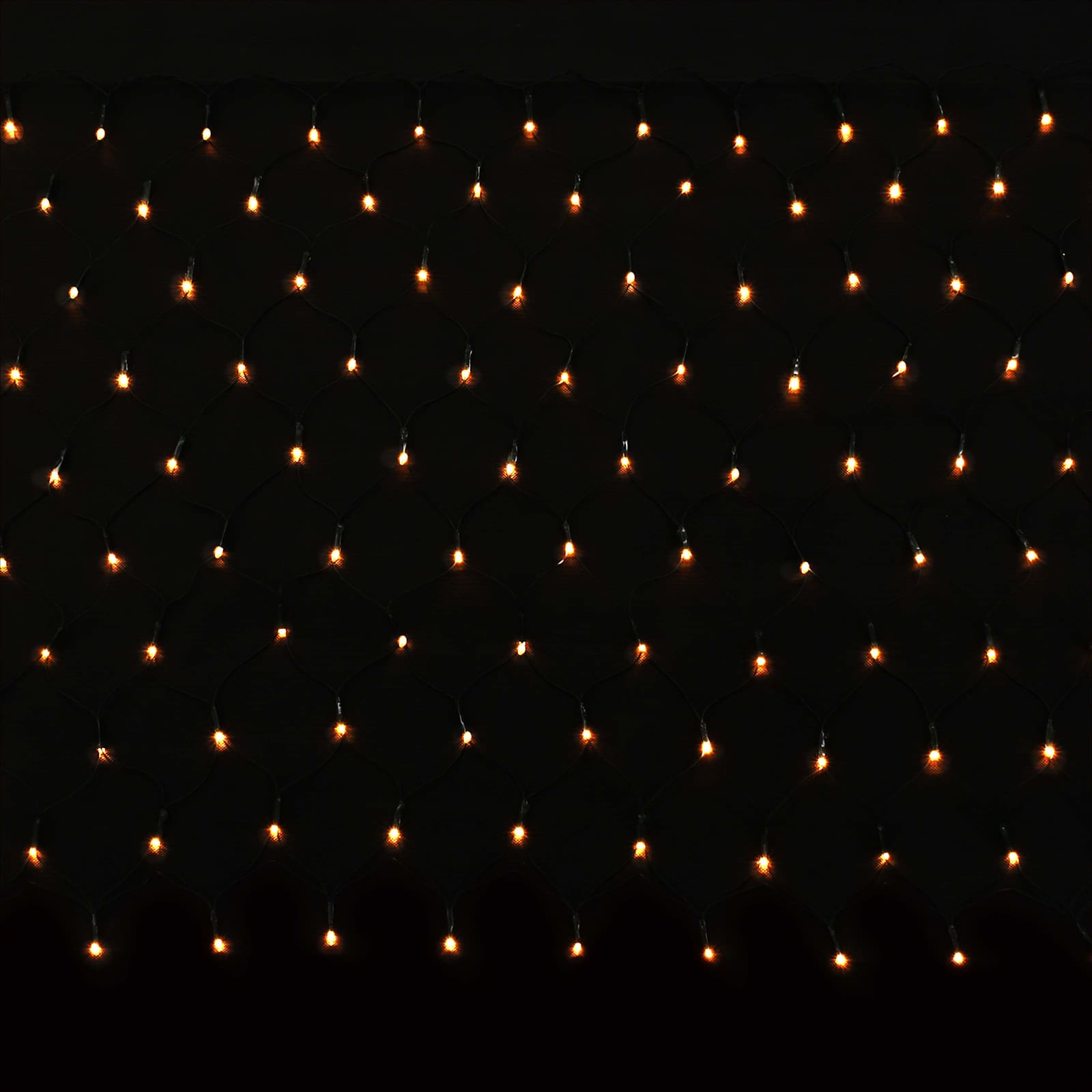 vidaXL Led-Net Dunkelgrün