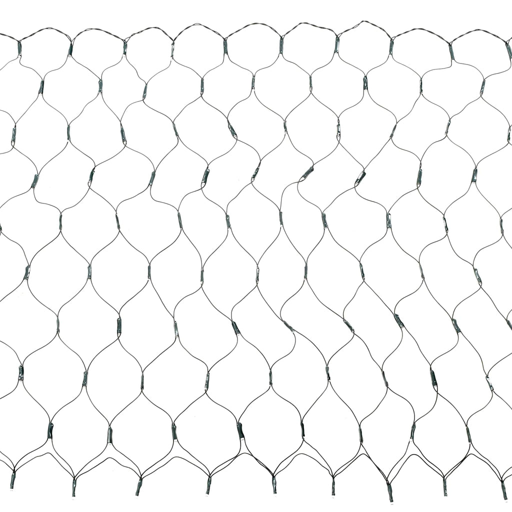 vidaXL Led-Net Dunkelgrün
