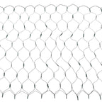 vidaXL Led-Net Dunkelgrün