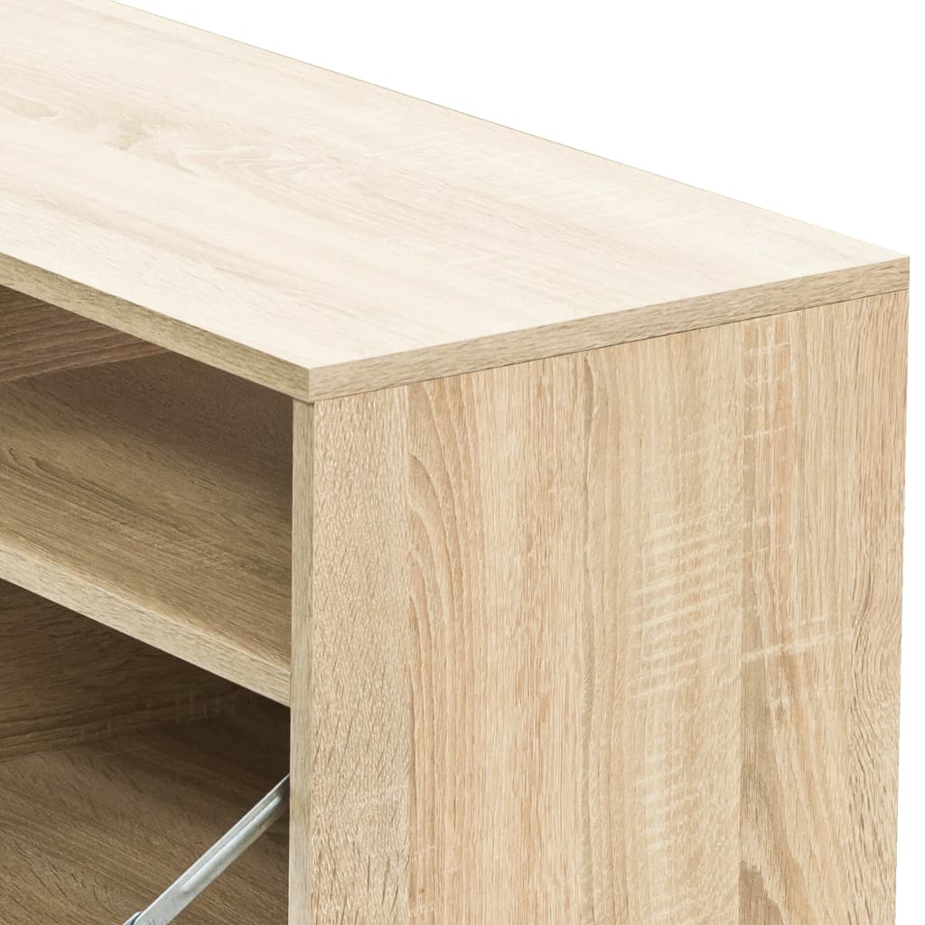 vidaXL 2 Stk. TV-Schränke Holzwerkstoff 95x35x36 cm Eiche