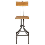 vidaXL Barhocker 2 Stk. Altholz Teak