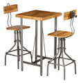 vidaXL Bar-Set 3-tlg. Recyceltes Massivholz Teak