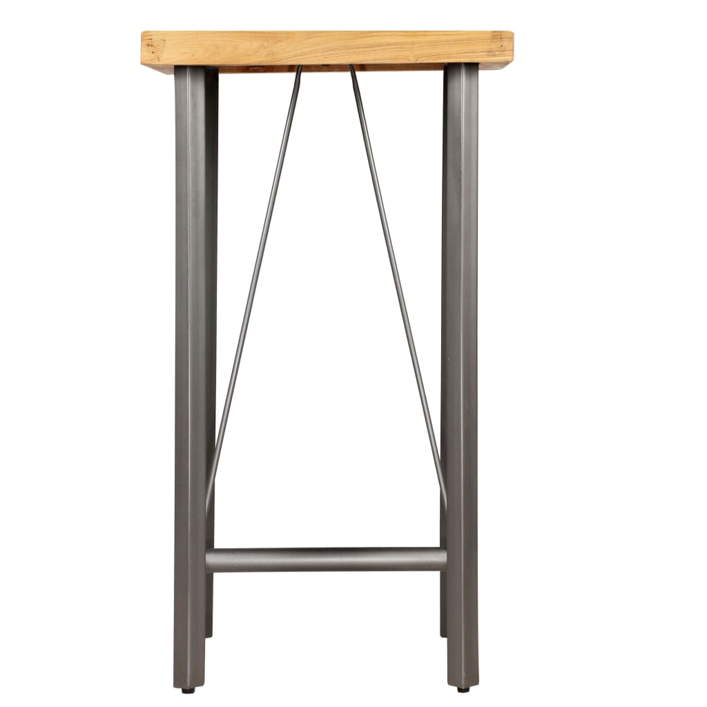vidaXL Bar-Set 3-tlg. Recyceltes Massivholz Teak