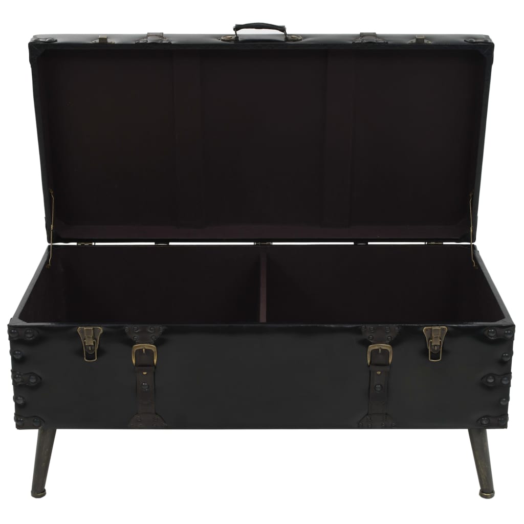 vidaXL Couchtisch MDF und Stahl 102x51x48 cm