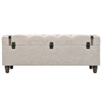 vidaXL Aufbewahrungsbank-Set 3-tlg. Massivholz und Stahl 112x37x45 cm