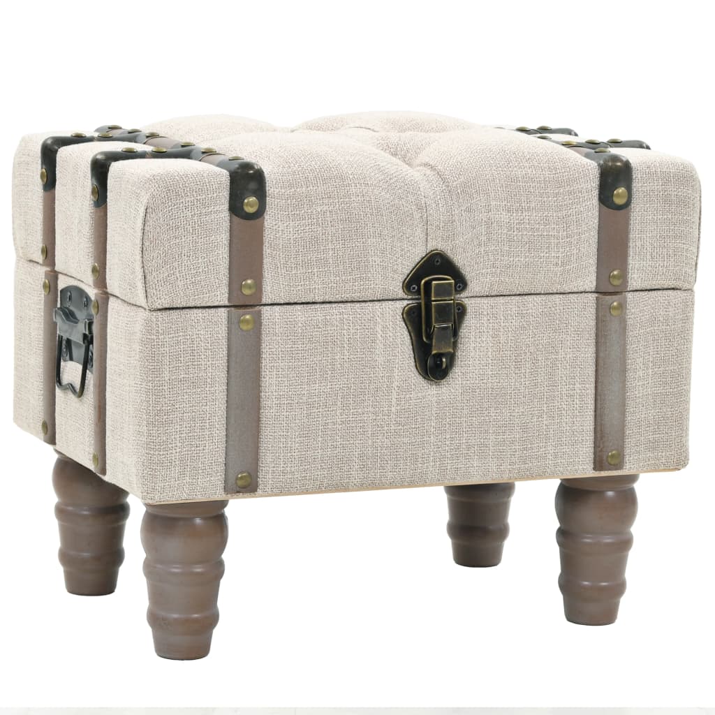 vidaXL Aufbewahrungsbank-Set 3-tlg. Massivholz und Stahl 112x37x45 cm