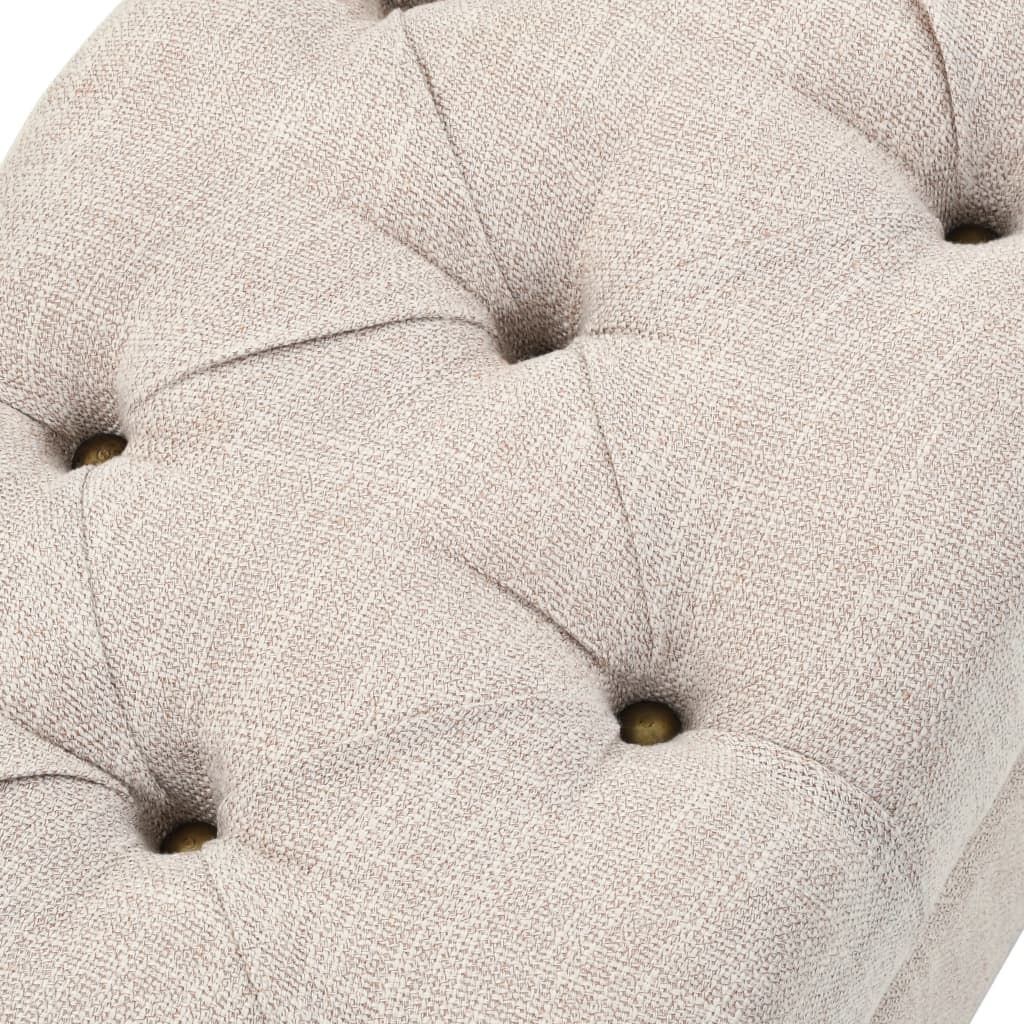 vidaXL Aufbewahrungsbank Massivholz und Stahl 111 x 34 x 37 cm