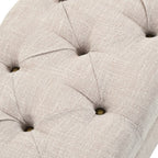 vidaXL Aufbewahrungsbank Massivholz und Stahl 111 x 34 x 37 cm