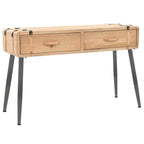 vidaXL Konsolentisch Massivholz Tanne 115x40,5x76 cm