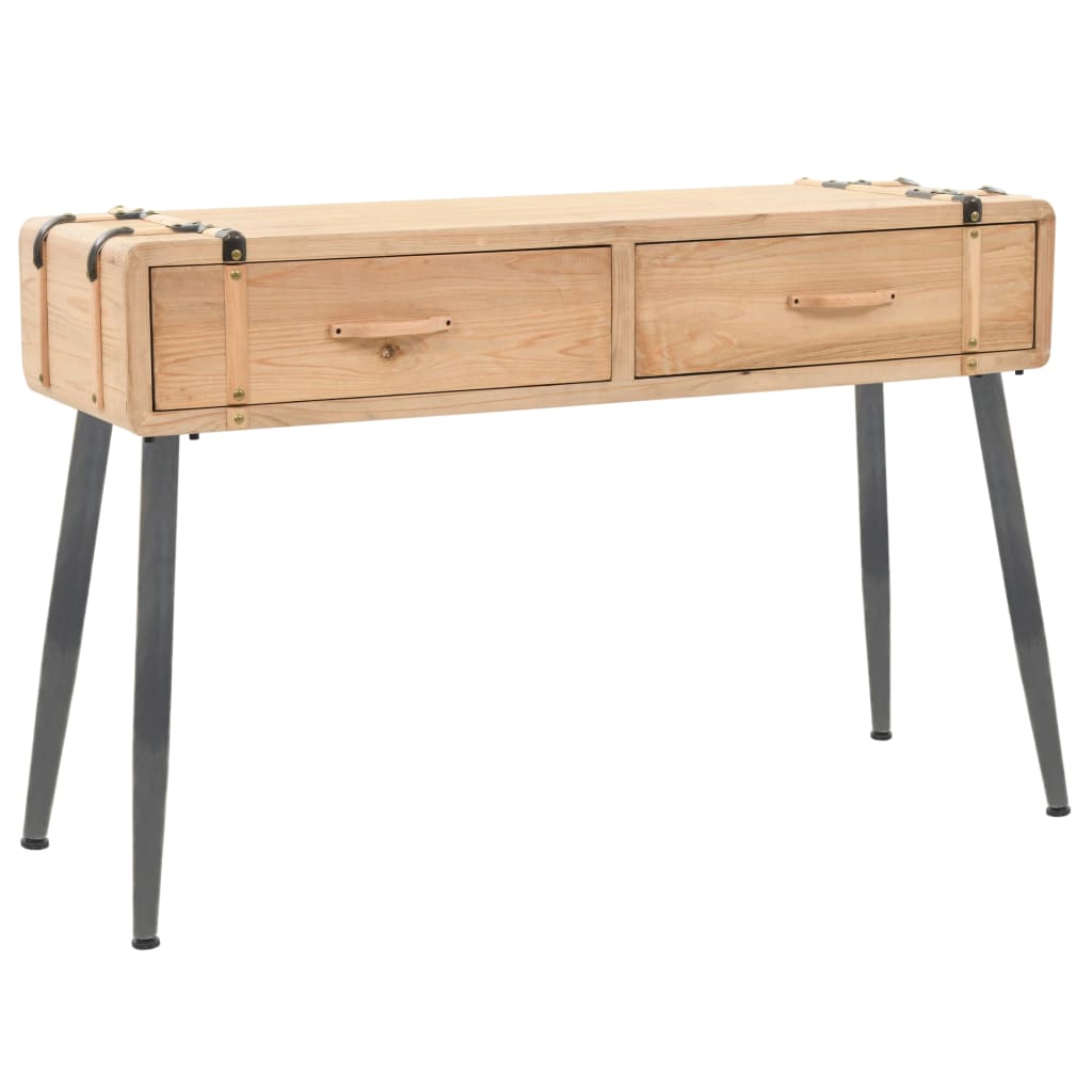 vidaXL Konsolentisch Massivholz Tanne 115x40,5x76 cm