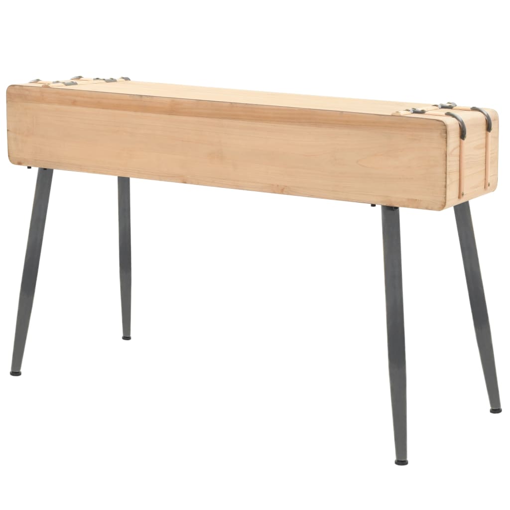 vidaXL Konsolentisch Massivholz Tanne 115x40,5x76 cm