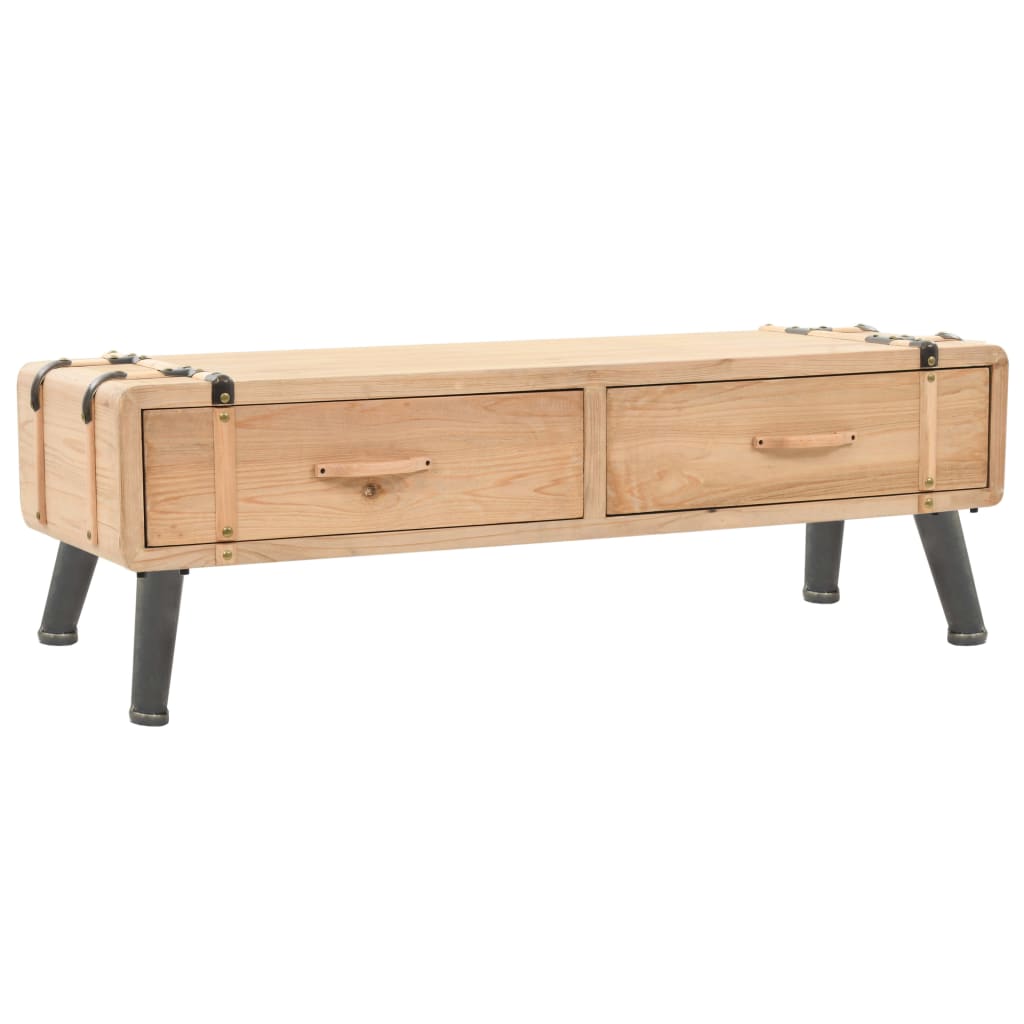 vidaXL TV-Schrank Massivholz Tanne 120x33x35 cm
