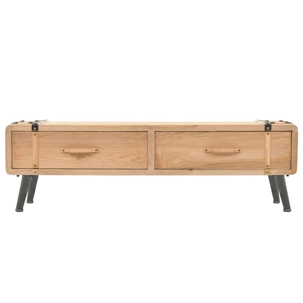 vidaXL TV-Schrank Massivholz Tanne 120x33x35 cm