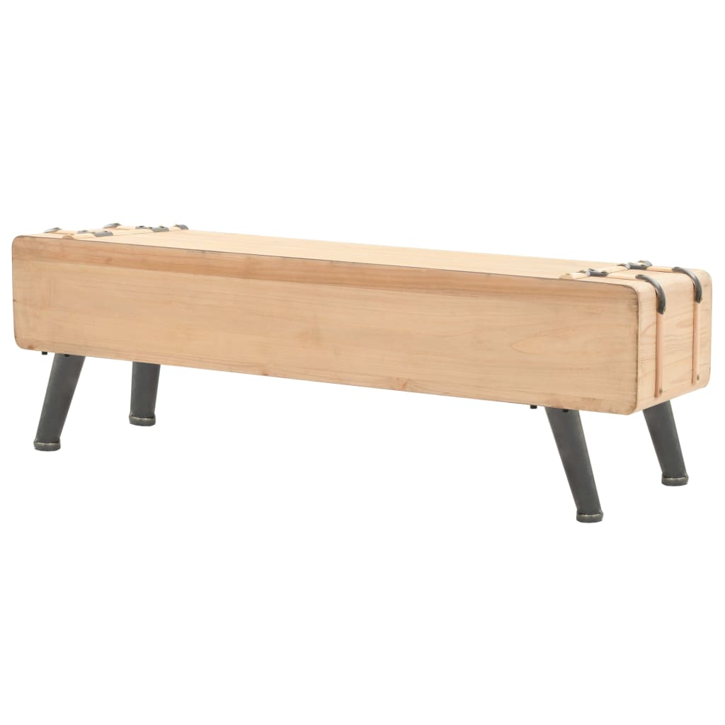 vidaXL TV-Schrank Massivholz Tanne 120x33x35 cm