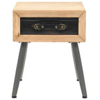 vidaXL Nachtisch Massivholz Tanne 43x38x50 cm