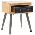 vidaXL Nachtisch Massivholz Tanne 43x38x50 cm