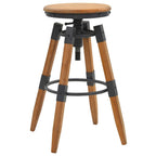 vidaXL Barhocker 2 Stk. Tanne Massivholz