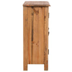 vidaXL Bad-Beistellschrank Massivholz Kiefer 59x32x80 cm