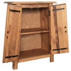 vidaXL Bad-Beistellschrank Massivholz Kiefer 59x32x80 cm