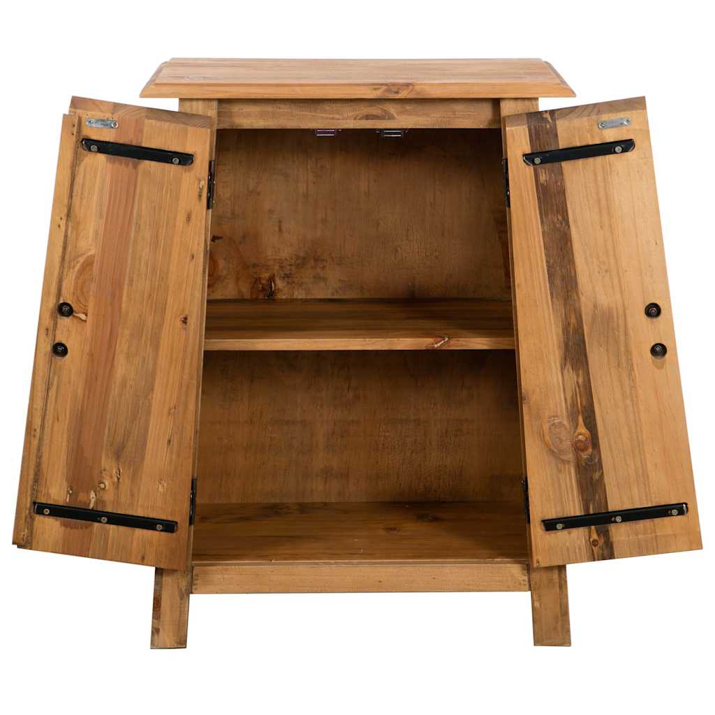 vidaXL Bad-Beistellschrank Massivholz Kiefer 59x32x80 cm