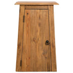 vidaXL Bad-Wandschrank Massivholz Kiefer 42x23x70 cm