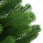vidaXL Künstlicher Weihnachtsbaum Naturgetreue Nadeln 150 cm Grün