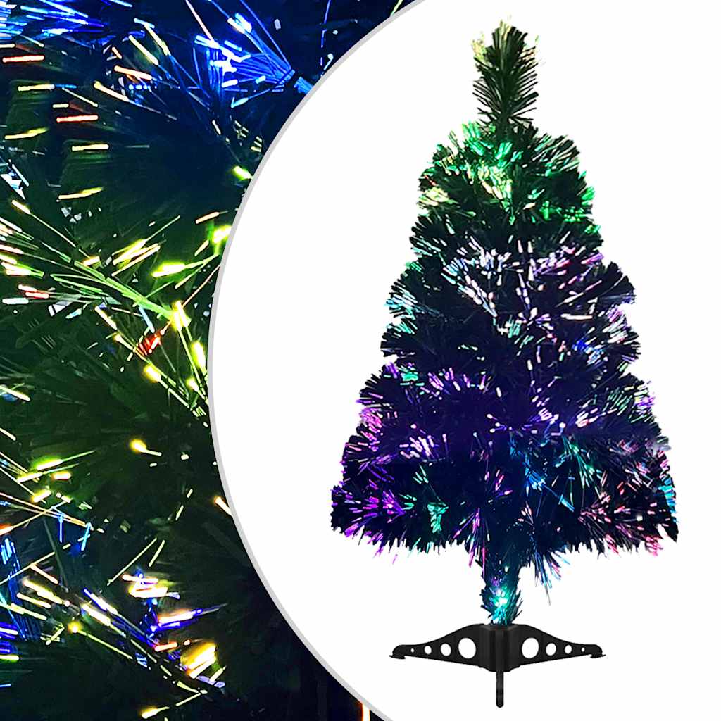 vidaXL Künstlicher Weihnachtsbaum Glasfaser 64 cm Grün
