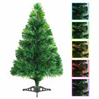 vidaXL Künstlicher Weihnachtsbaum Glasfaser 64 cm Grün