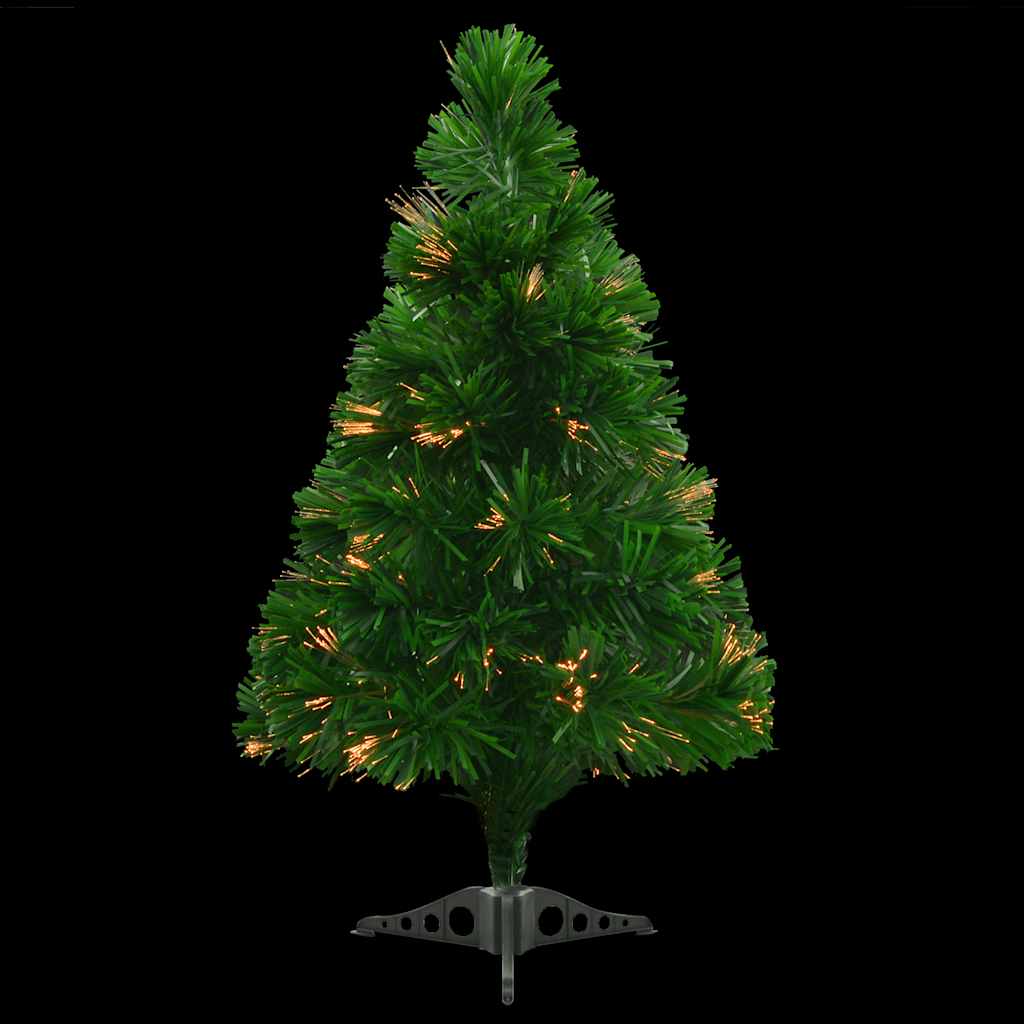 vidaXL Künstlicher Weihnachtsbaum Glasfaser 64 cm Grün