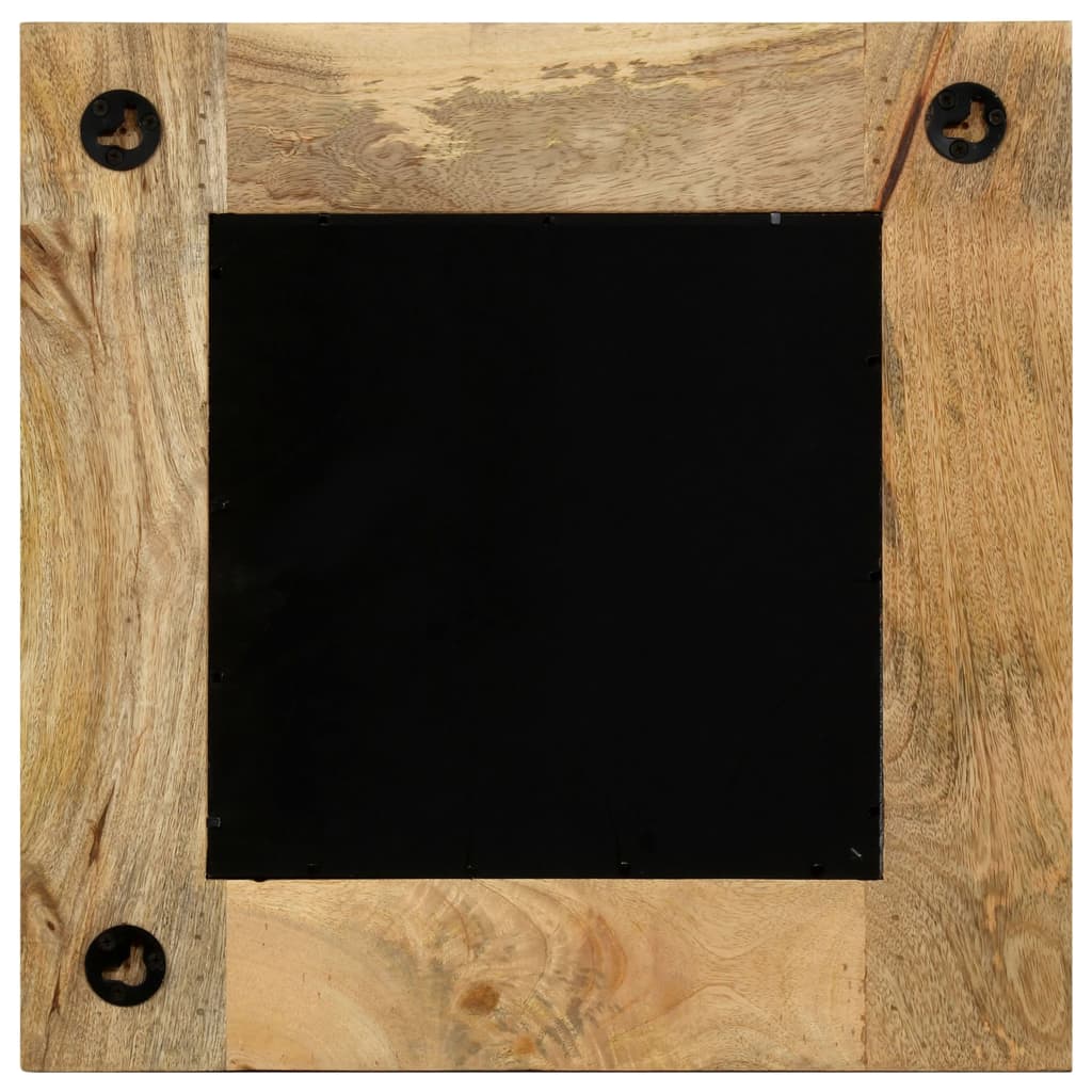 vidaXL Spiegel Mangoholz Massiv 50 x 50 cm