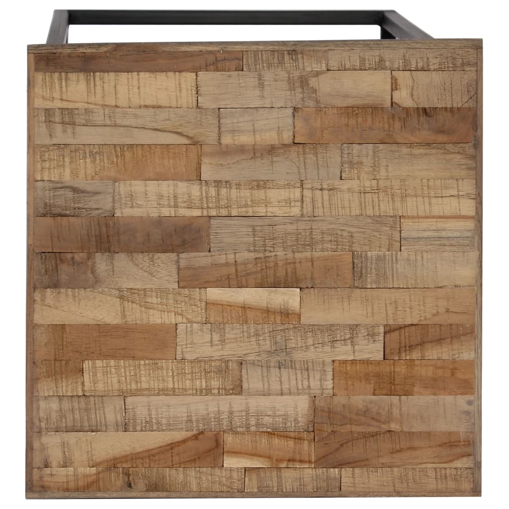 vidaXL Beistelltisch-Set 3-tlg. Recyceltes Teak