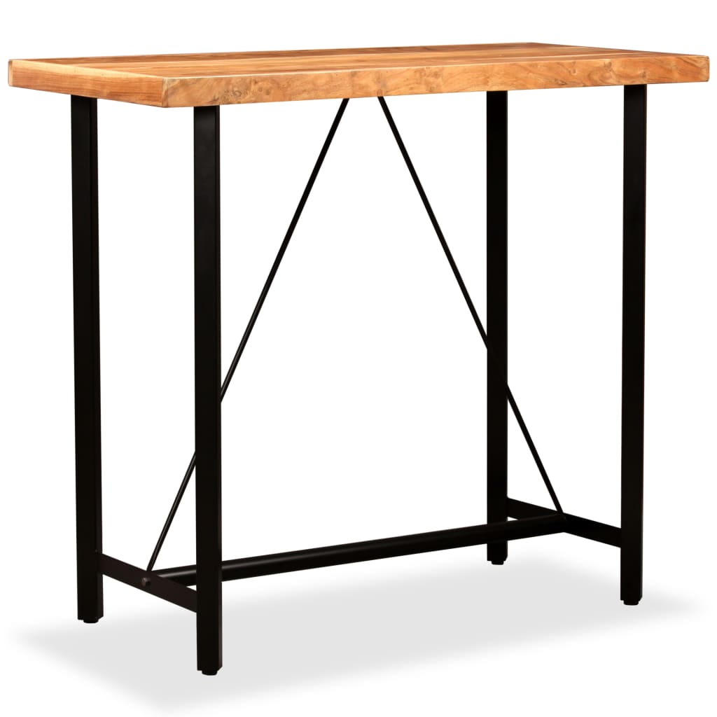 vidaXL 5-tlg. Bar-Set Massivholz Akazie und Altholz