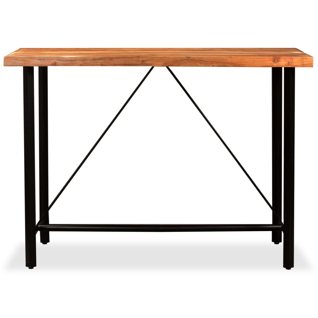 vidaXL 7-tlg. Bar-Set Massivholz Akazie und Altholz