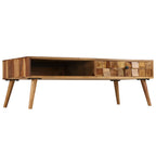 vidaXL Couchtisch Massivholz Akazie Honigbraun 110x50x37 cm