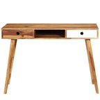 vidaXL Schreibtisch 110 x 55 x 76 cm Massivholz Akazie