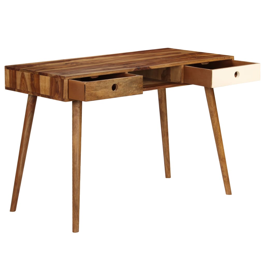 vidaXL Schreibtisch 110 x 55 x 76 cm Massivholz Akazie