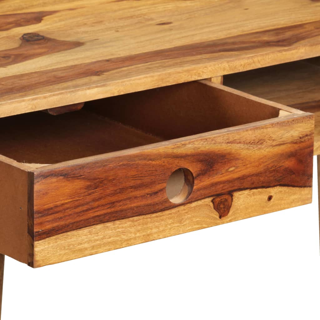 vidaXL Schreibtisch 110 x 55 x 76 cm Massivholz Akazie