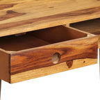 vidaXL Schreibtisch 110 x 55 x 76 cm Massivholz Akazie